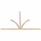 Ekena Millwork Richland Smooth Timber Gable Bracket, Douglas Fir, 108"W x 72"H x 1 1/2"D x 3 1/2"F, 16/12 Pitch GBW108X72X0204RIC00SDF - alternate 4